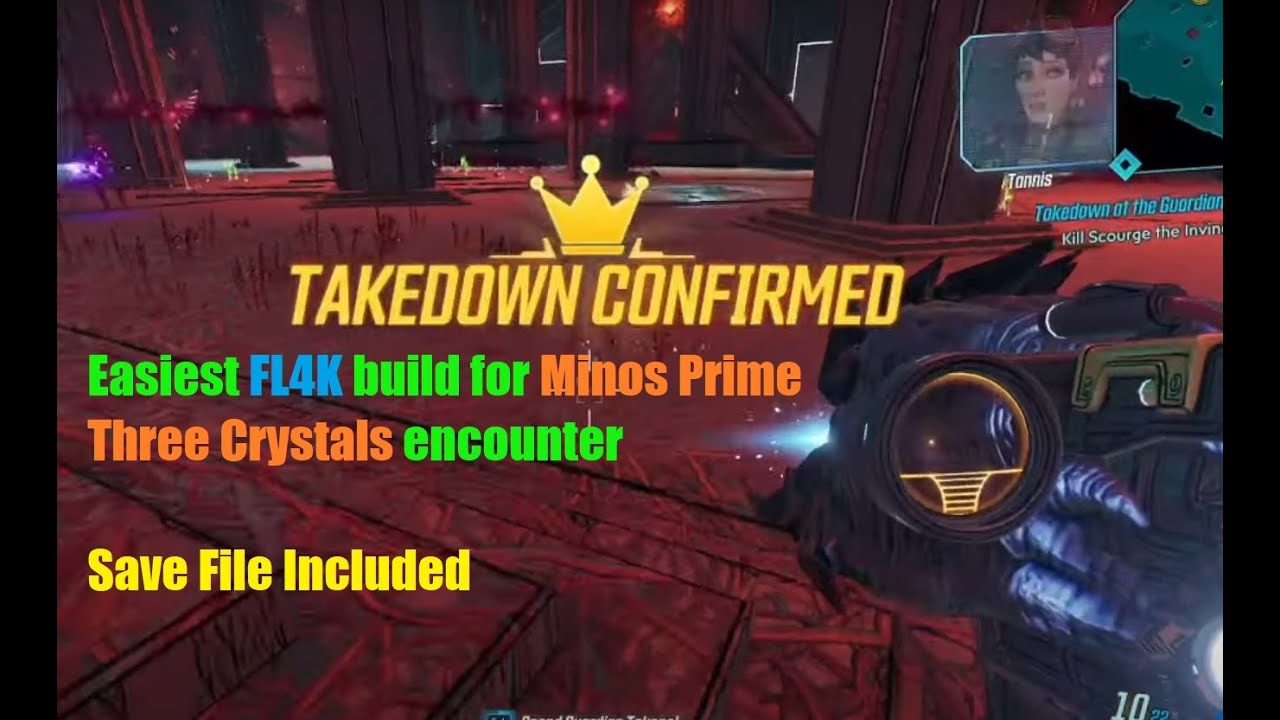 Borderlands 3 - Fl4k Guardian Takedown - Easy Three Crystals (Mayhem 10)