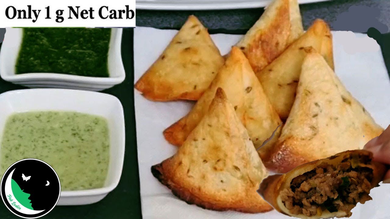 Keto Samosa | Keto Keema Samosa without Fathead Dough #ketodiet