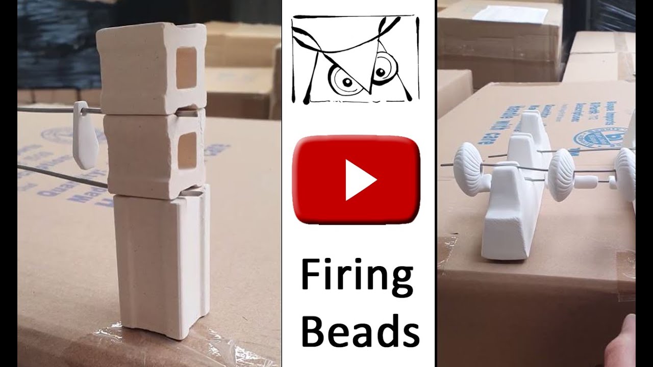 How to fire ceramic beads & Hobby Ceramicraft update
