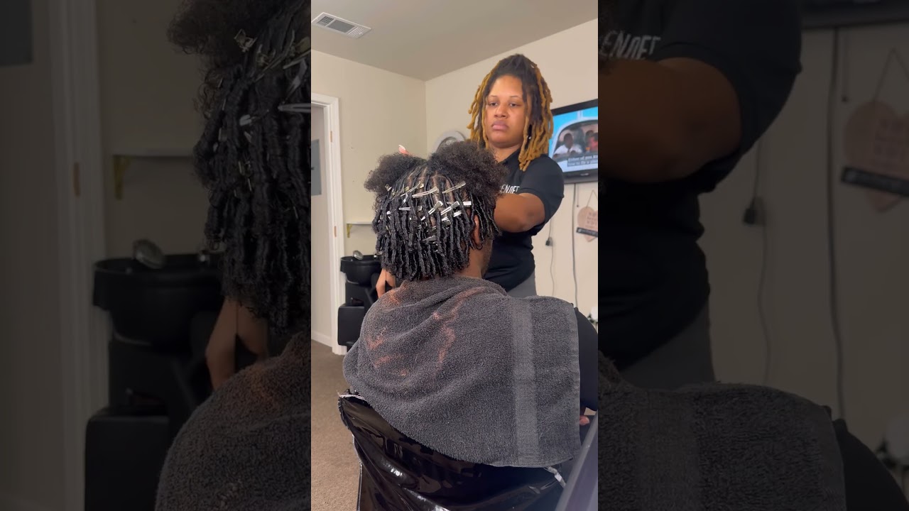 Medium Starter Locs using Coil Method   #locs #starterlocs #starters #lockedin #locjourney