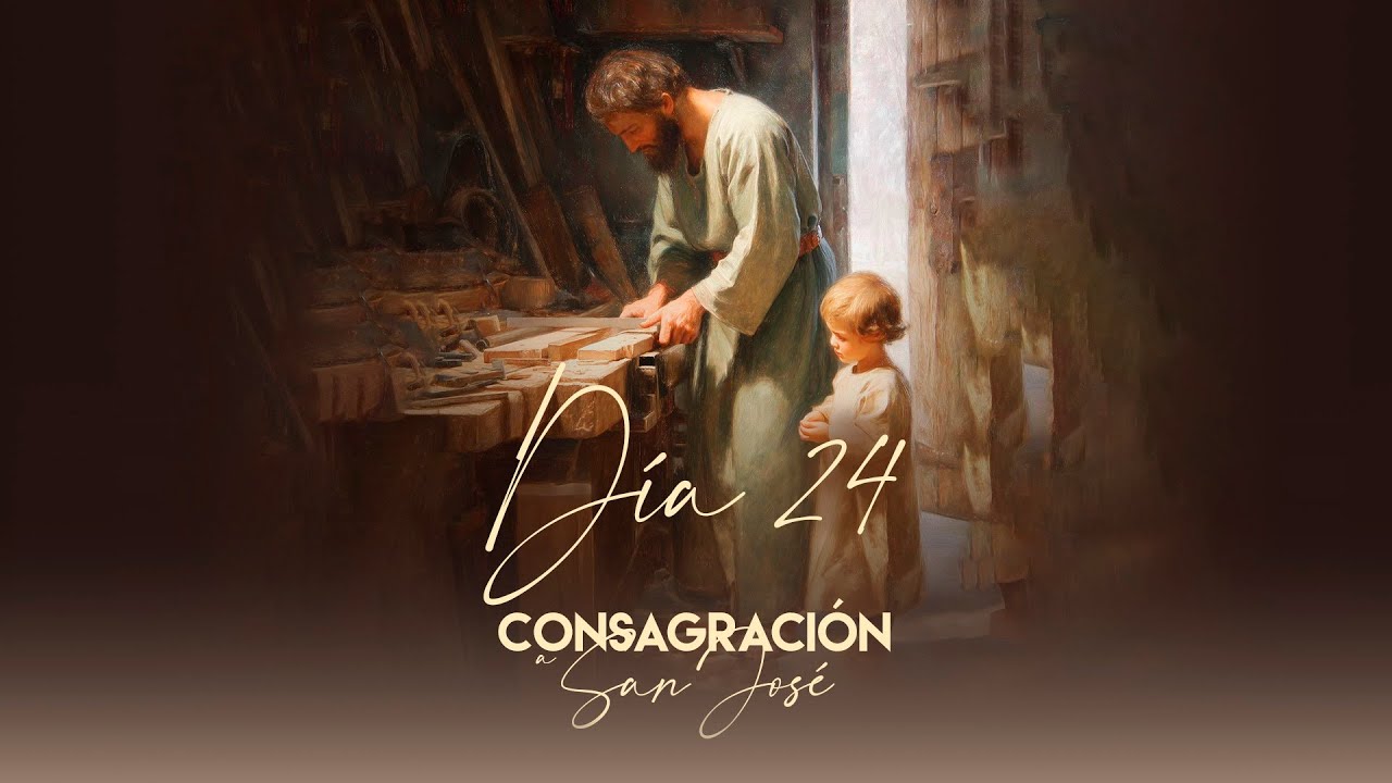 D&iacute;a 24🤎 Consagraci&oacute;n a San Jos&eacute; del libro: San Jos&eacute;, el humilde carpintero de Nazaret 