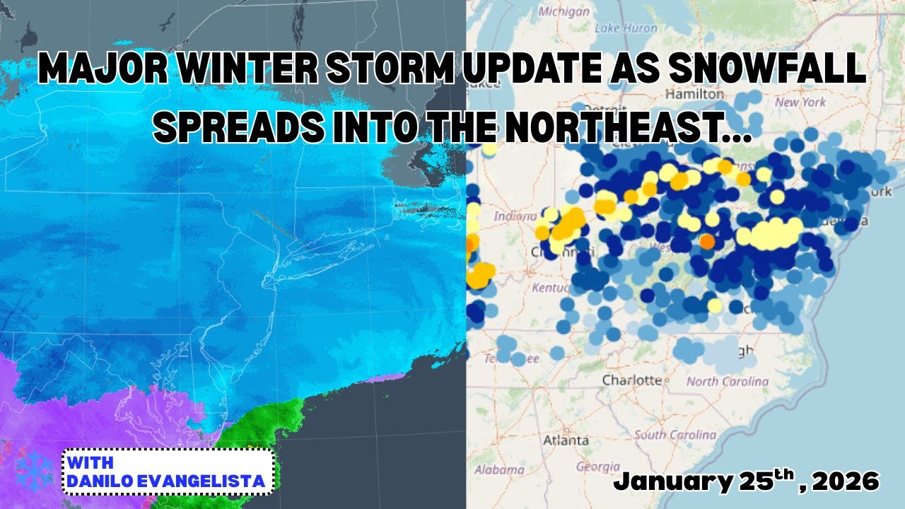 Sunday Morning Major Snowstorm Update 1/25/2026