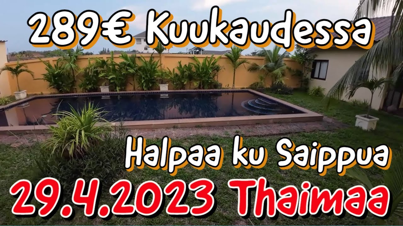 289&euro; Kuussa Uima-allas Villa 29.4.2023 Bang Saray Thaimaa