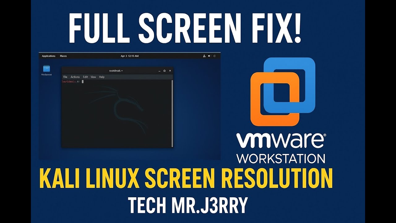 Kali Linux Screen Resolution Fix in VMware Workstation Pro (Hindi)