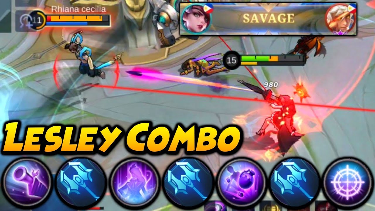(Try This) Lesley Perfect Combo To Maximize Her Passive! (Auto Savage) | Top 1 Global Lesley