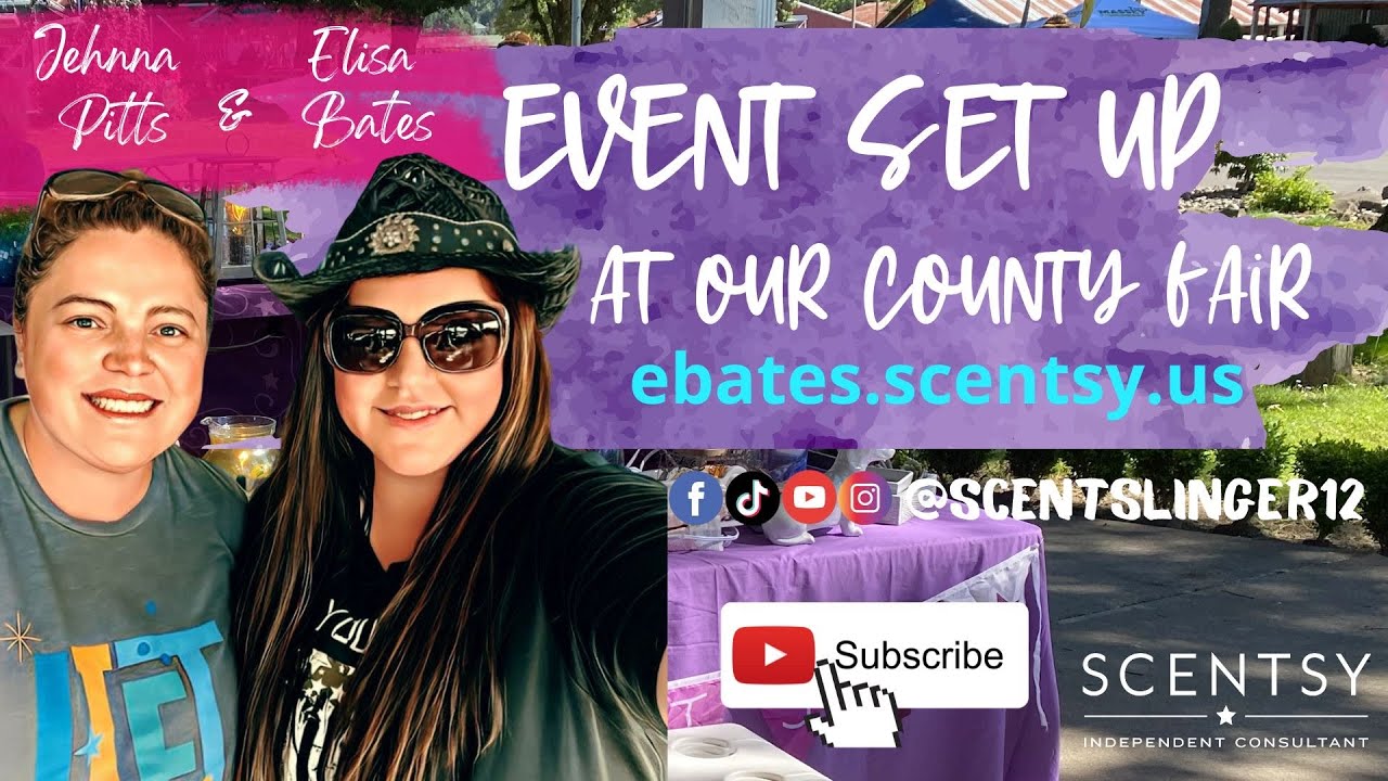 Setting up our Scentsy Booth | Check out what we use!