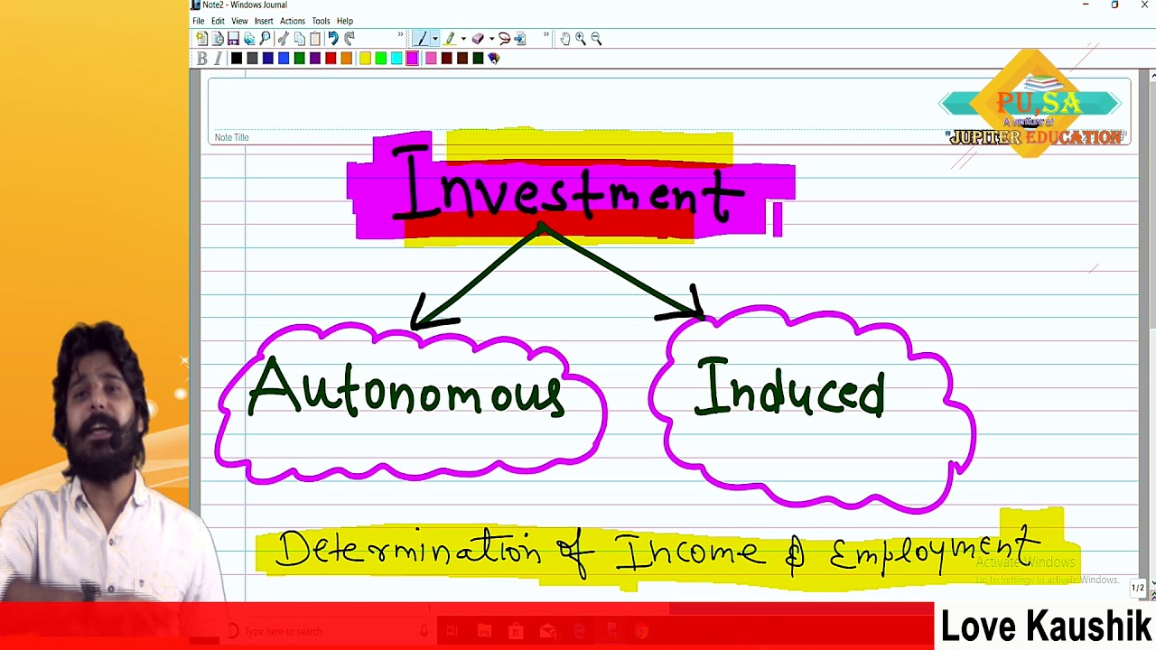 Autonomous and Induced Investment by Love Kaushik sir