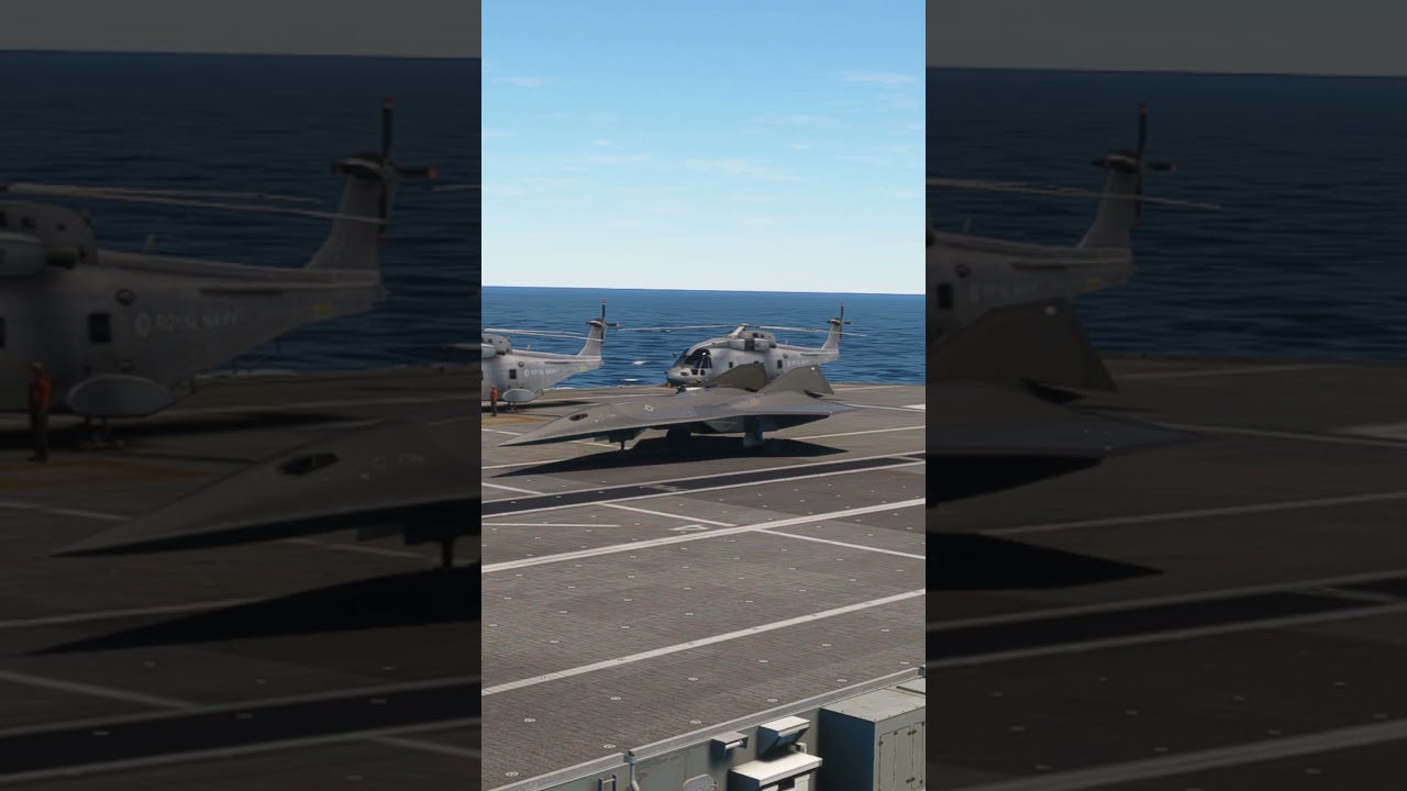 Epic Darkstar ASOBO Carrier Launch  #automobile #aviation #msfs2020  #shorts