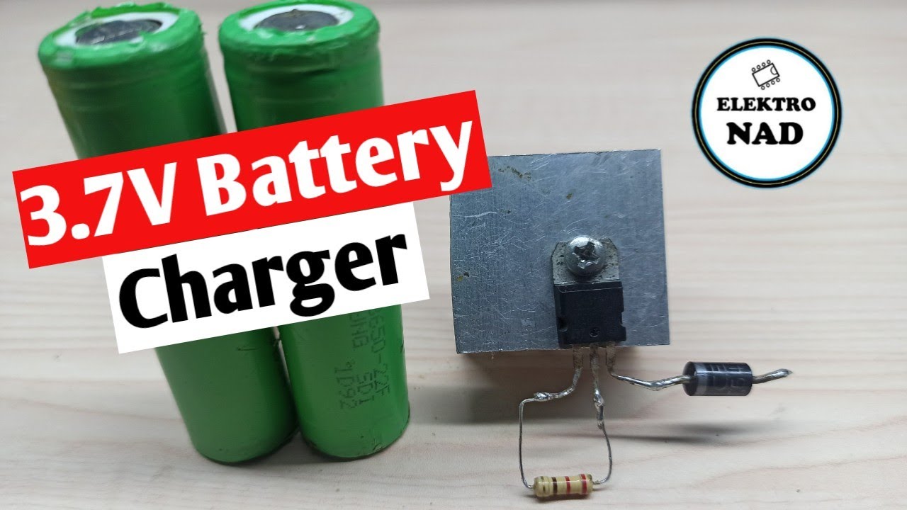 step by step 3.7V battery charger simple - using Lm317