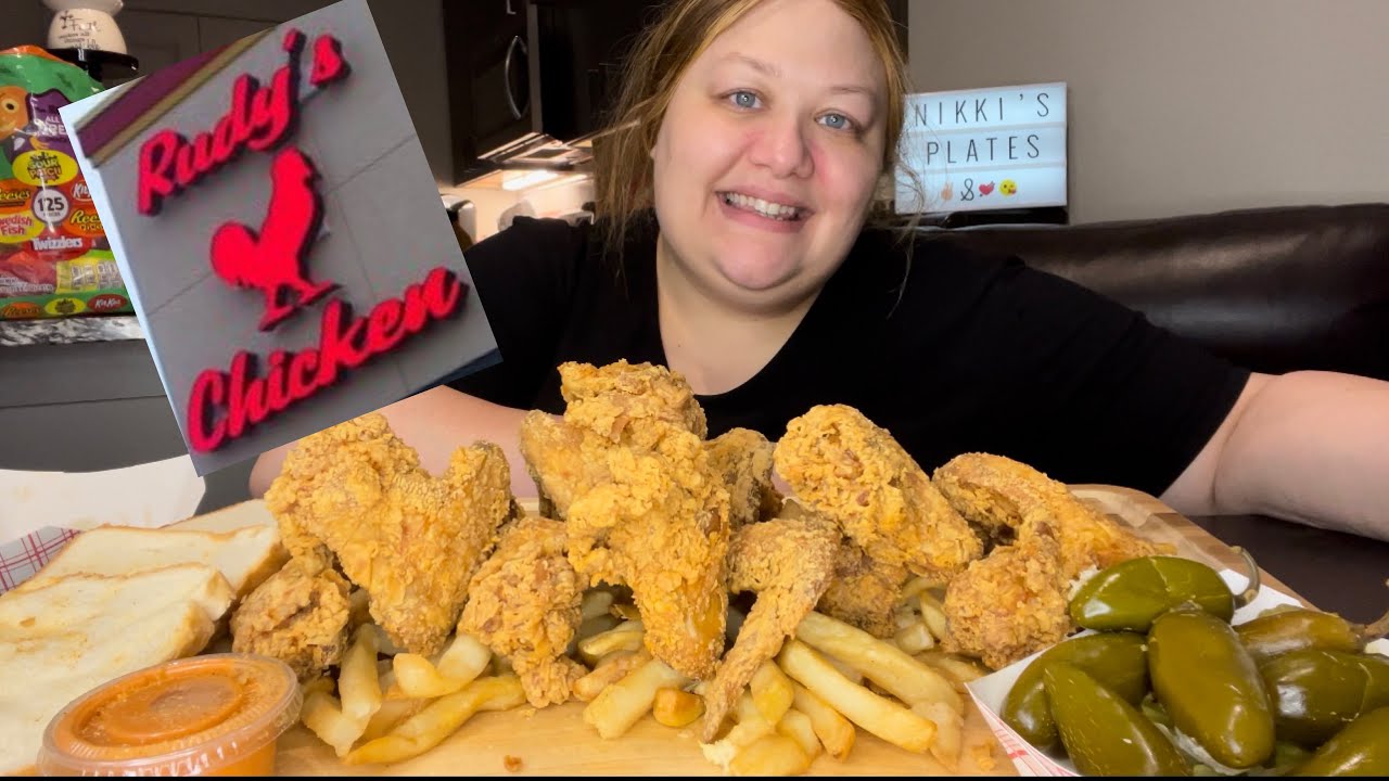 Rudy's Chicken Mukbang in Dallas