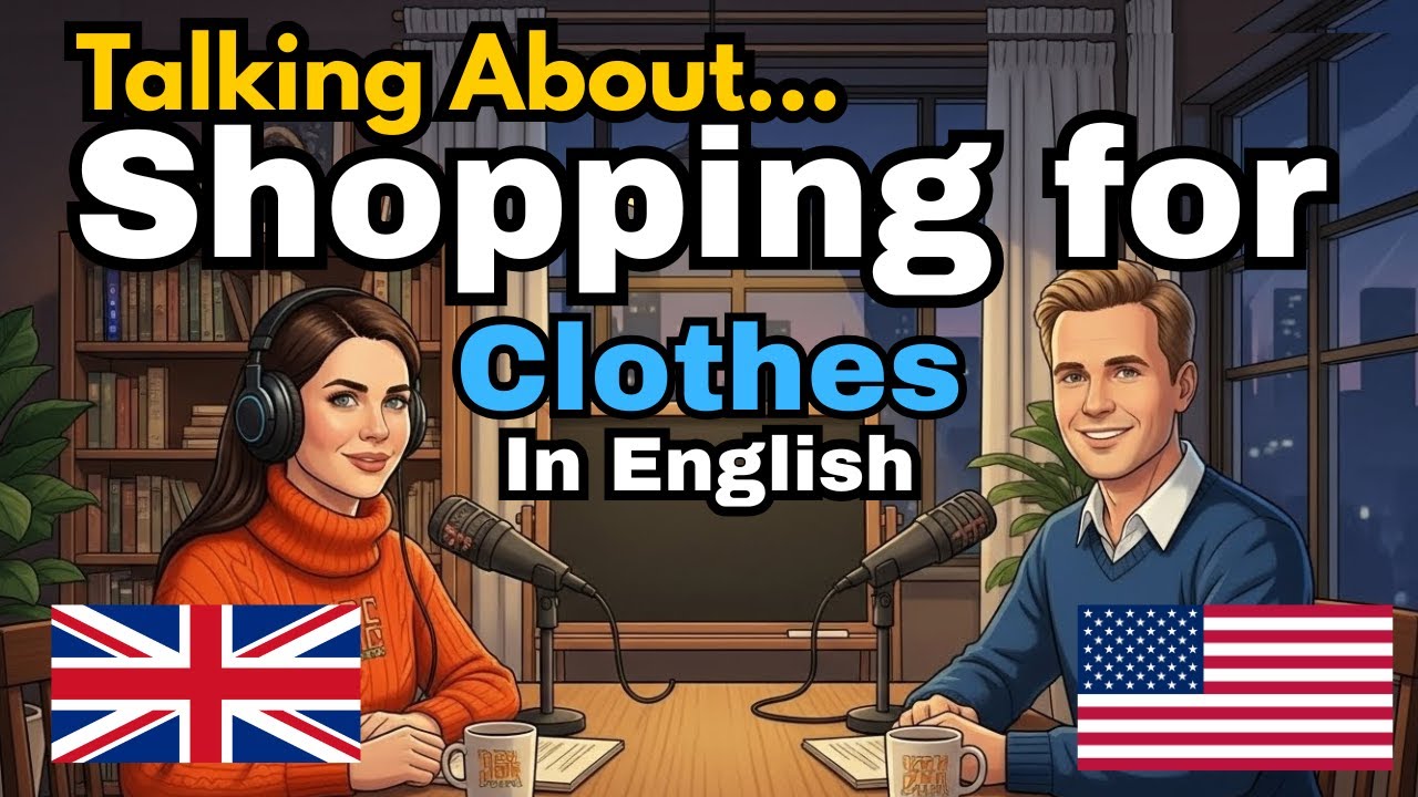 Talking About Shopping for Clothes Made Easy in English | English Conversation Practice
