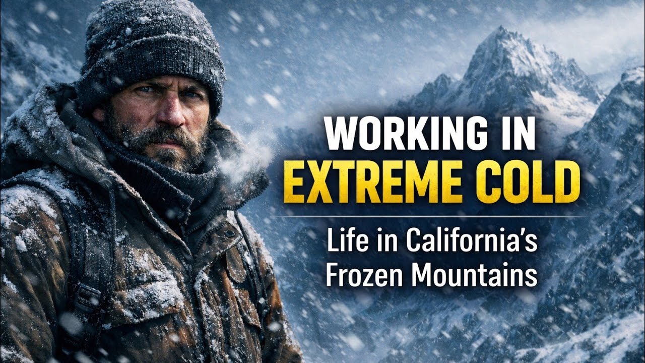 Working in Extreme Cold ❄️ | Life in California&rsquo;s Frozen Mountains (Survival Documentary)