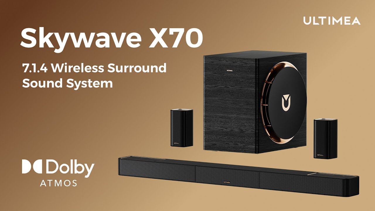 🔊Skywave X70 Soundbar |Professional 7.1.4 Channel Dolby Atmos Surround Sound 🎶