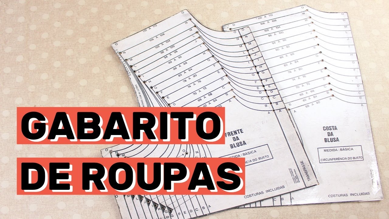 Gabarito de roupas, dá certo? vale a pena? | MODELAGEM 📐📏