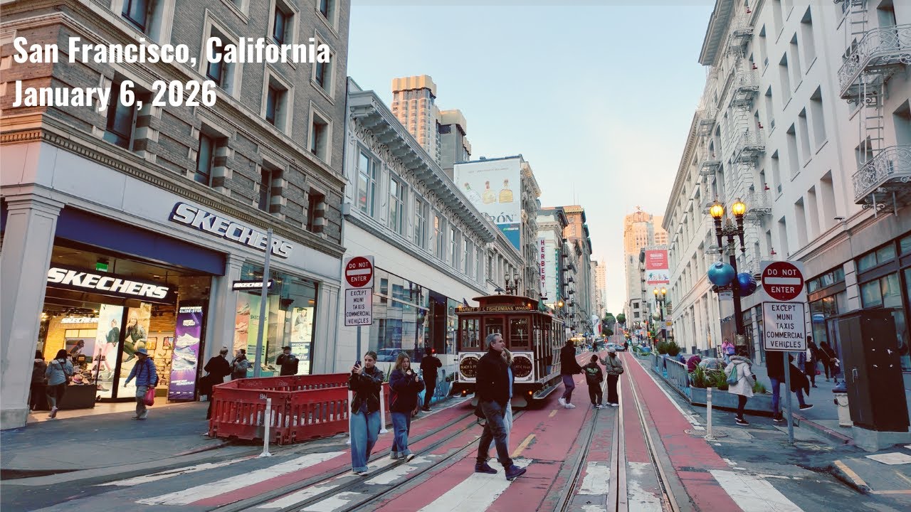 San Francisco, California looks gorgeous after weeks-long storm (January 6, 2026)