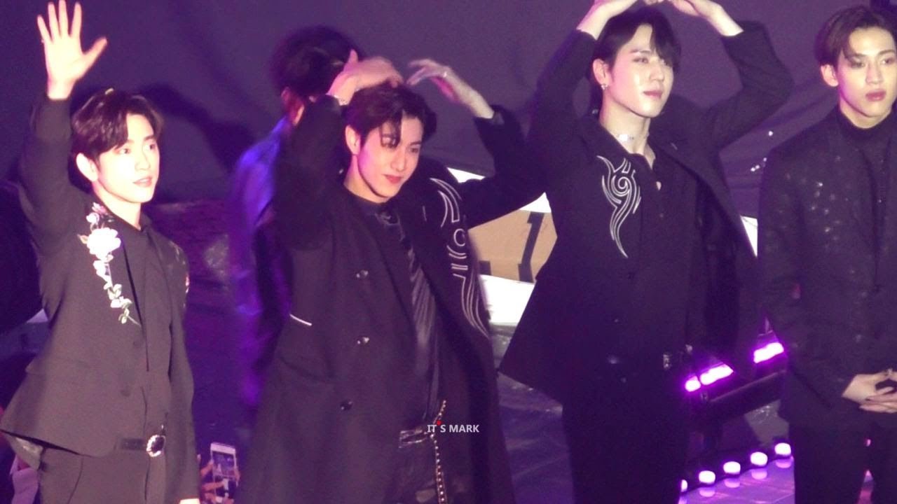 [4K/FANCAM] 181225 SBS가요대전 GOT7 - ending (Mark focus)