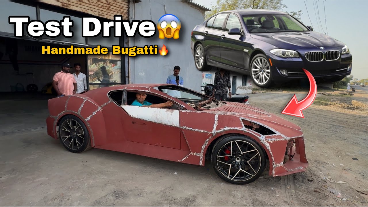 Test Drive😱 Handmade Bugatti 