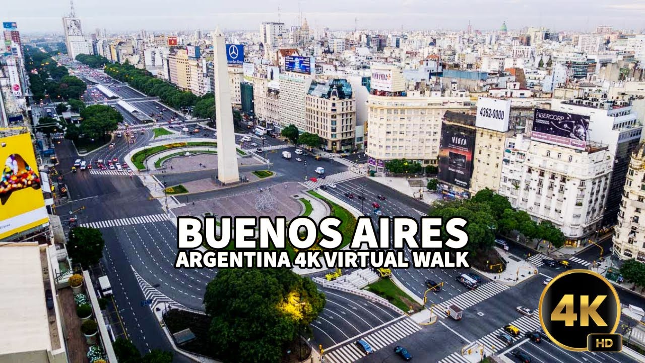 Buenos Aires 4K Virtual Walking Tour