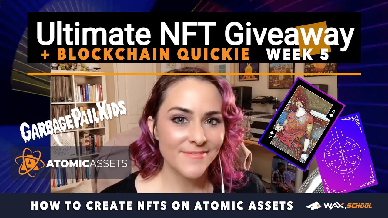 How To Create NFTs using Atomic Assets on WAXio | NFT Giveaway Week 5 + $WAXP
