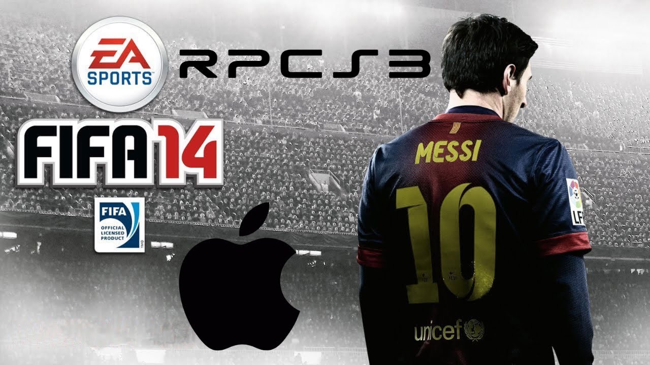 FIFA 14 RPCS3 Gameplay on Mac | Man United vs Man City