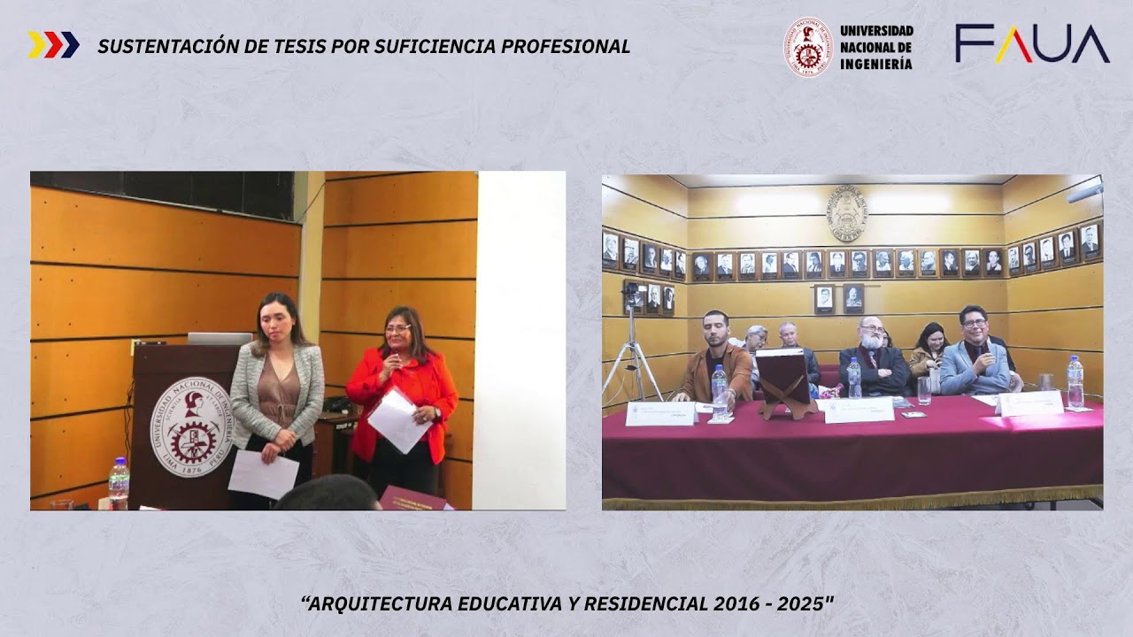 SUSTENTACIÓN DE TESIS POR SUFICIENCIA PROFESIONAL