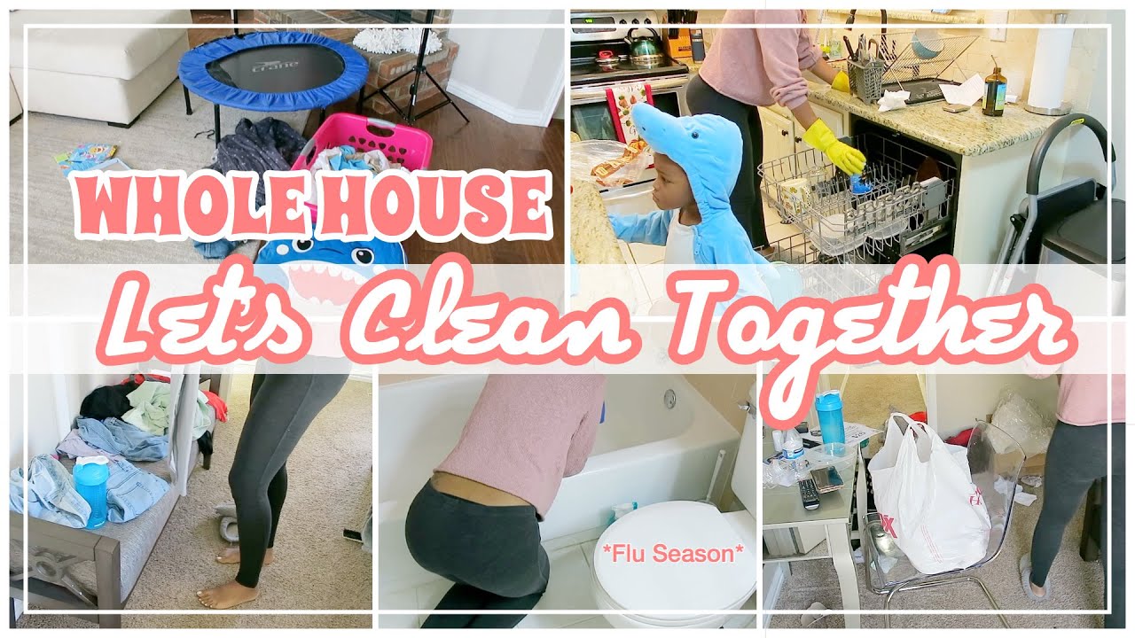 LET'S CLEAN TOGETHER // WHOLE HOUSE // TIME LAPSE CLEANING