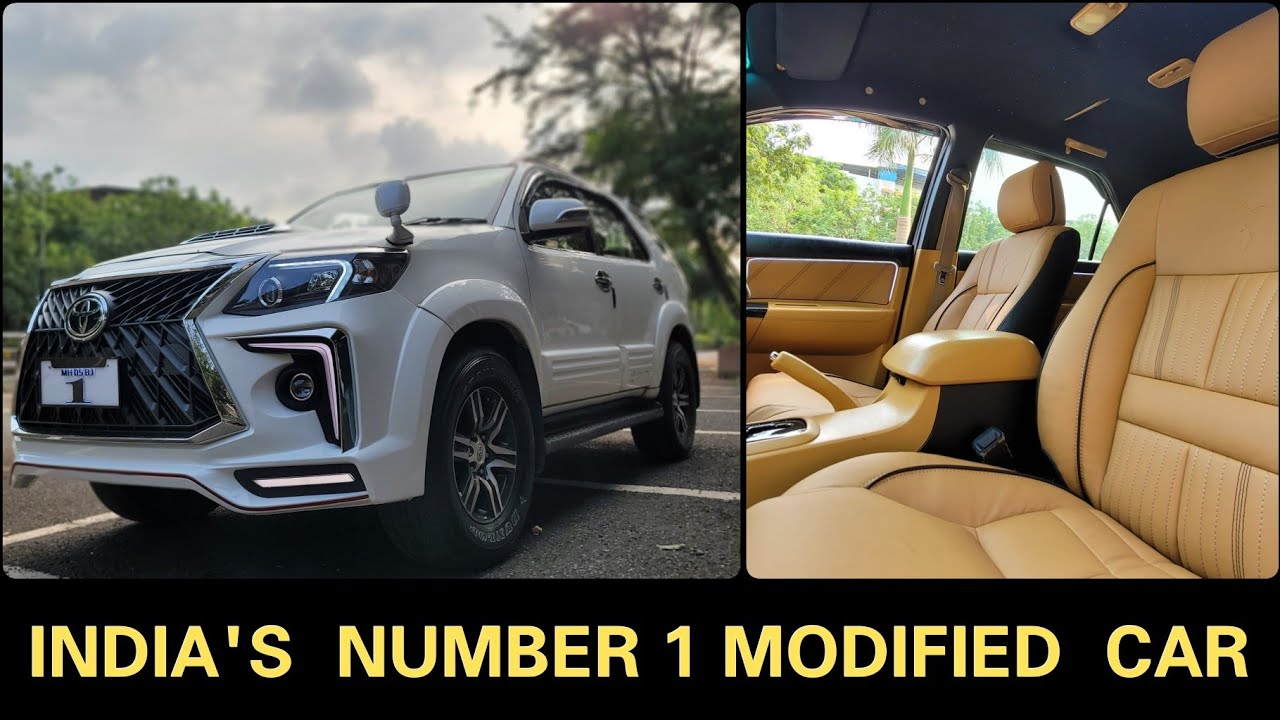 INDIA'S  BEST MODIFICATION OF NUMBER 1 FORTUNER WITH LEXUS STYLE BODYKIT