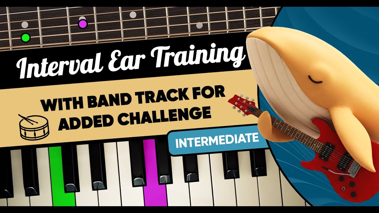 Interval Ear Training with Backing Track – Ascending • Descending • Harmonic