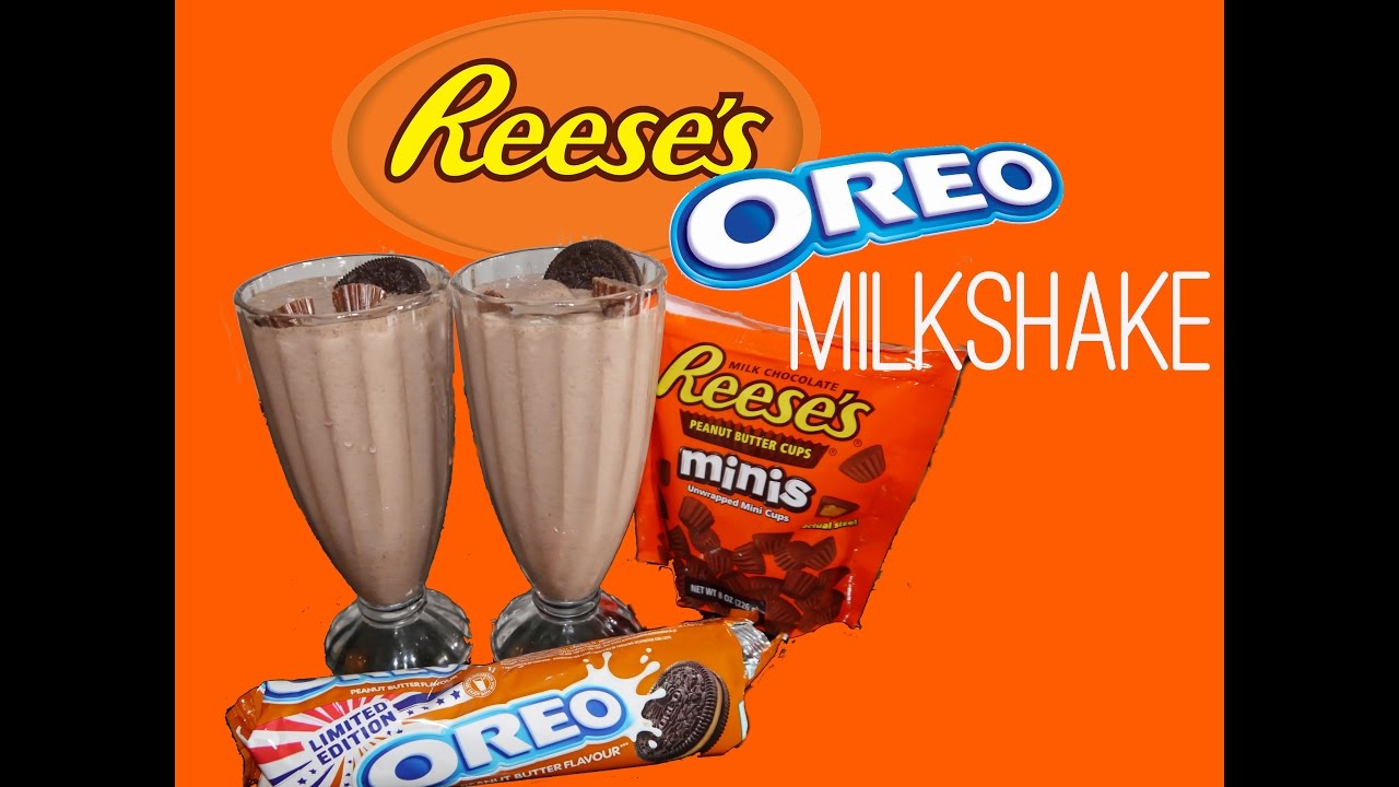 How To Make Reese's Pieces Oreo Chocolate Milkshake | it's Jessica & Danielle