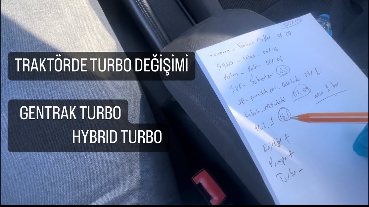 Trakt&ouml;rde Turbo Değişimi | Gentrak Turbo Hybrid Turbo | Trakt&ouml;r&uuml;n&uuml;z Neden Ge&ccedil; Topluyor