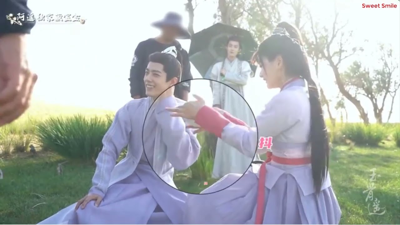 ❄️❤️🌺🌺🌺 Xiao Zhan - Shiying!  - BTS!  Yu Gu Yao!❤️🌺🌺🌺❤️❄️