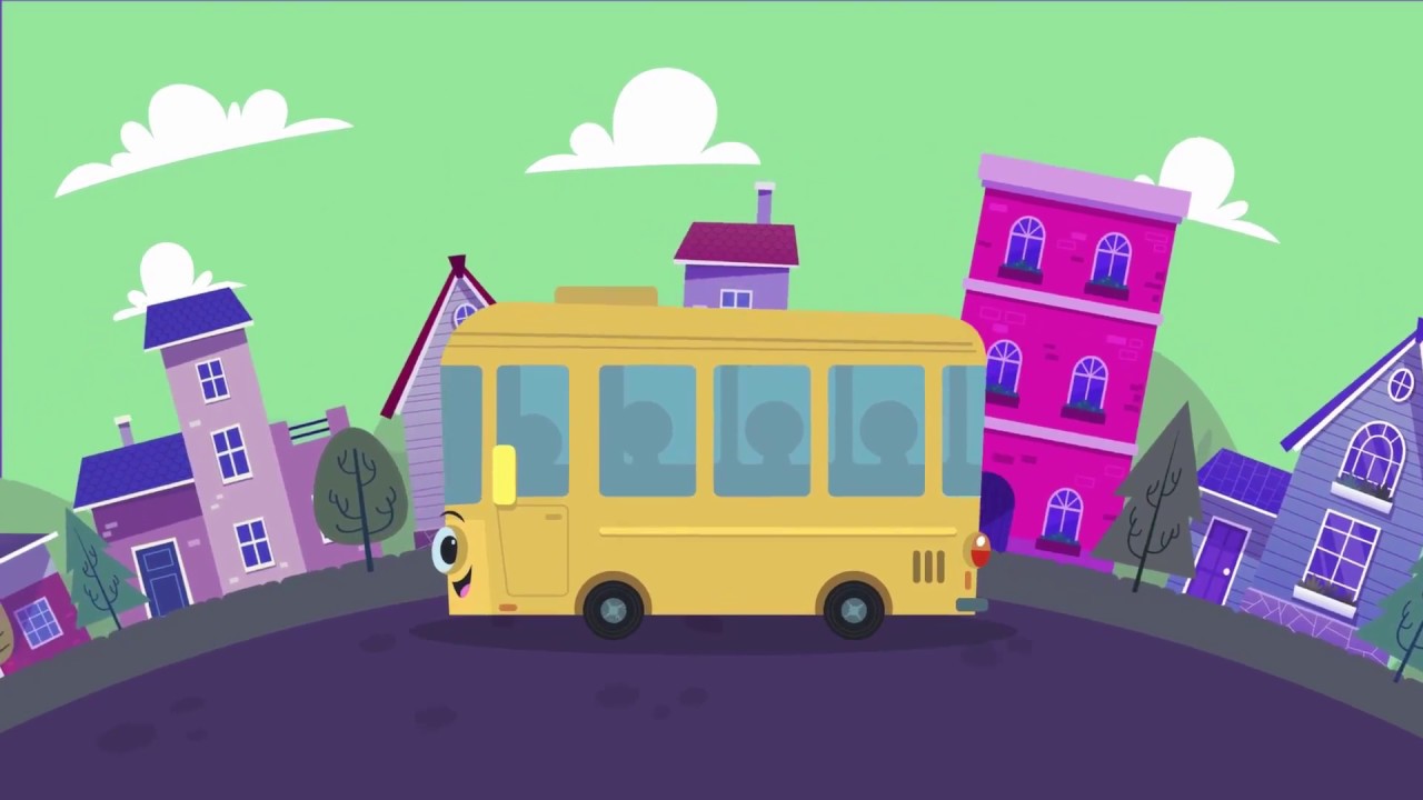 Las ruedas del autobus: Now In English! | Canciones para aprender Inglés  | Pipalupa