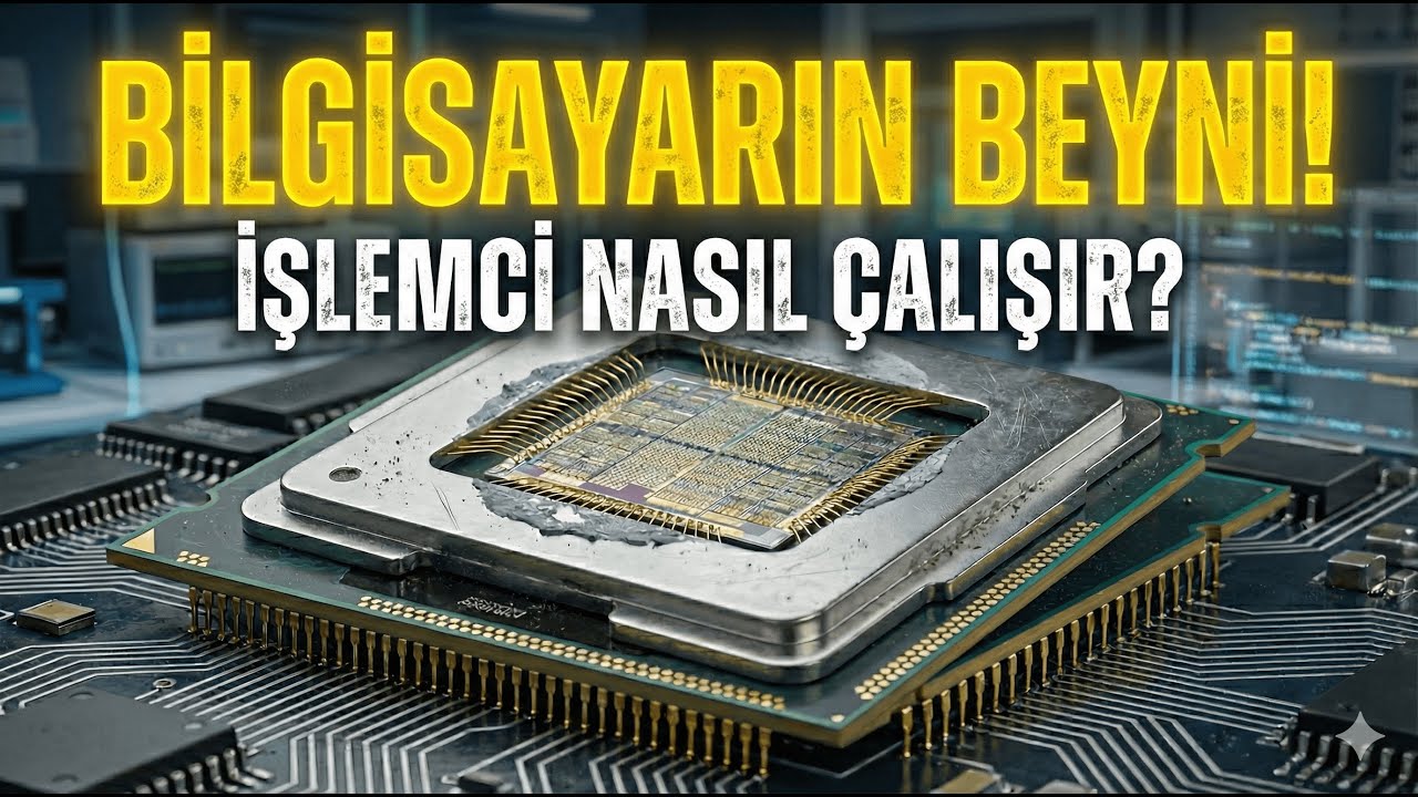 İşlemci Nasıl Çalışır? 🧠 Bilgisayarın Beynini İzliyoruz (CPU & RAM Mantığı)