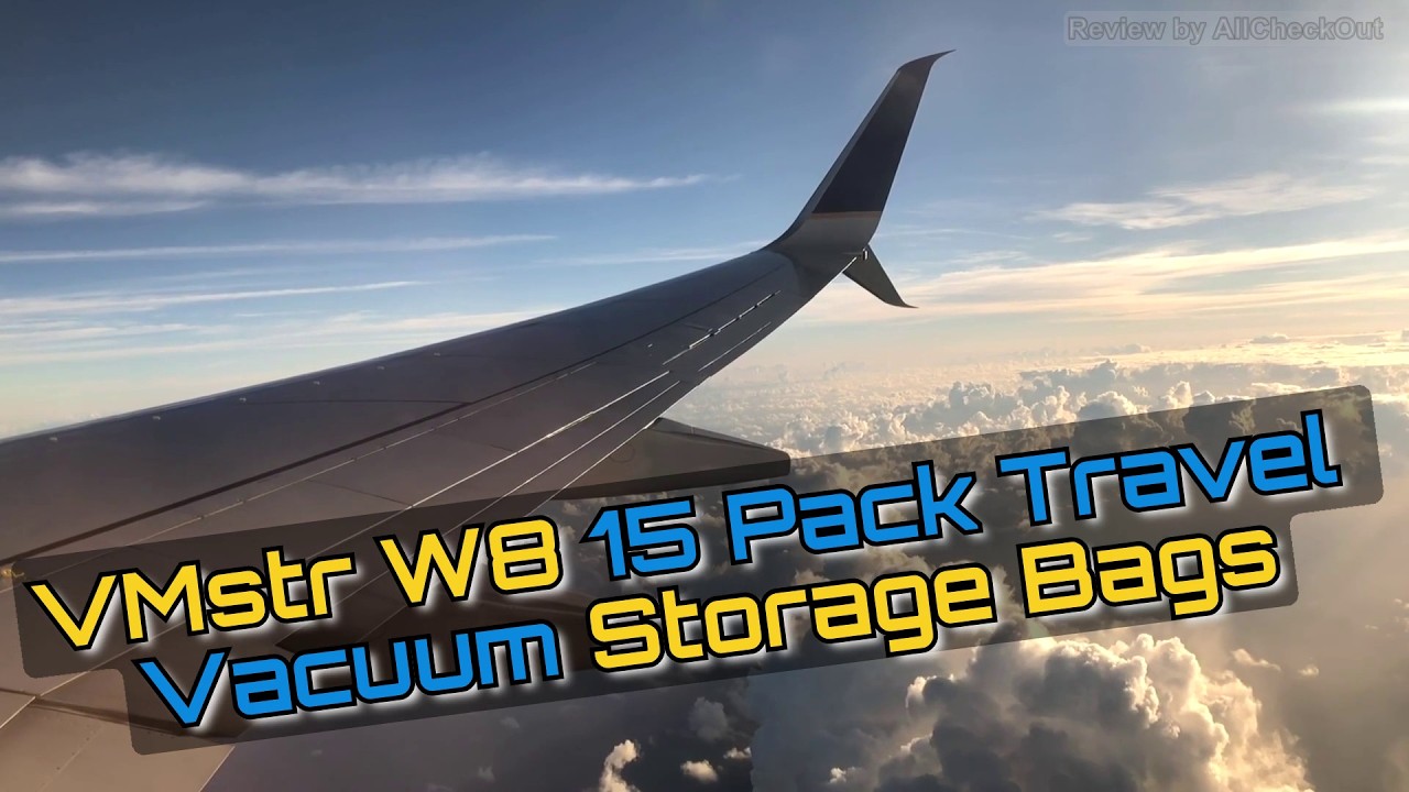 VMstr W8 Travel Vacuum Storage Bags Review – 15 Pack Space Saver with USB Pump Demo