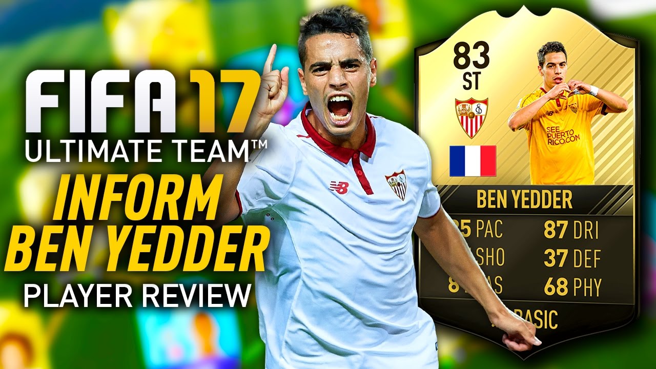 FIFA 17 IF BEN YEDDER (83) PLAYER REVIEW! FIFA 17 ULTIMATE TEAM!
