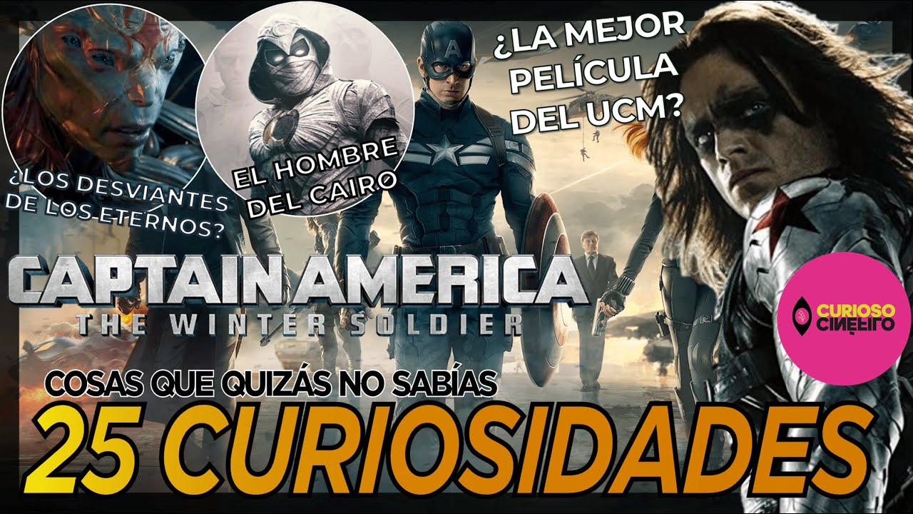 🇺🇸🛡👱‍♂️ 25 Curiosidades de CAPITÁN AMÉRICA: El Soldado de Invierno (2014) 🦾⭐​​ | Cosas que no sabías