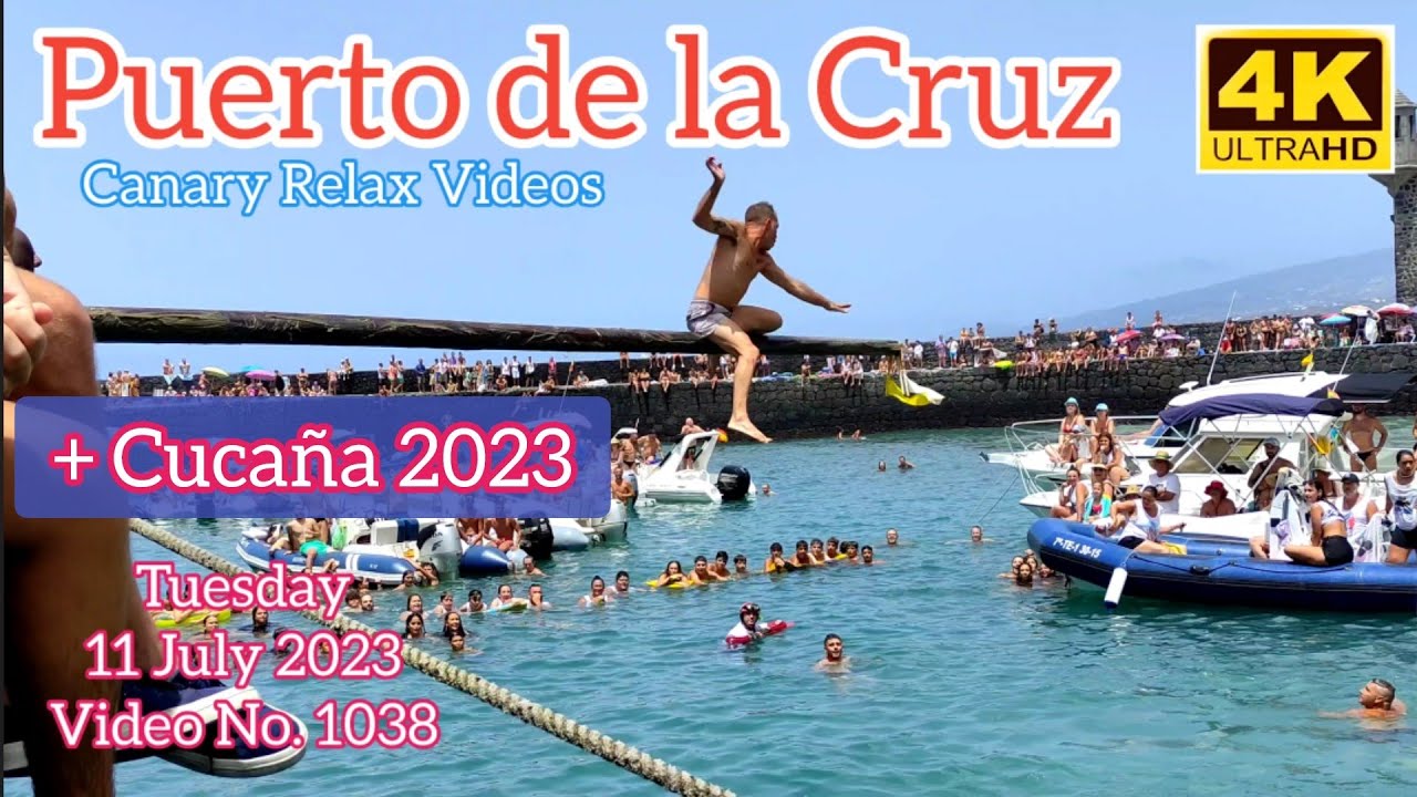 TENERIFE 🏝️ Puerto de la Cruz + Cucaña 11 July 2023 Teneriffa Kanarische Inseln Canarias