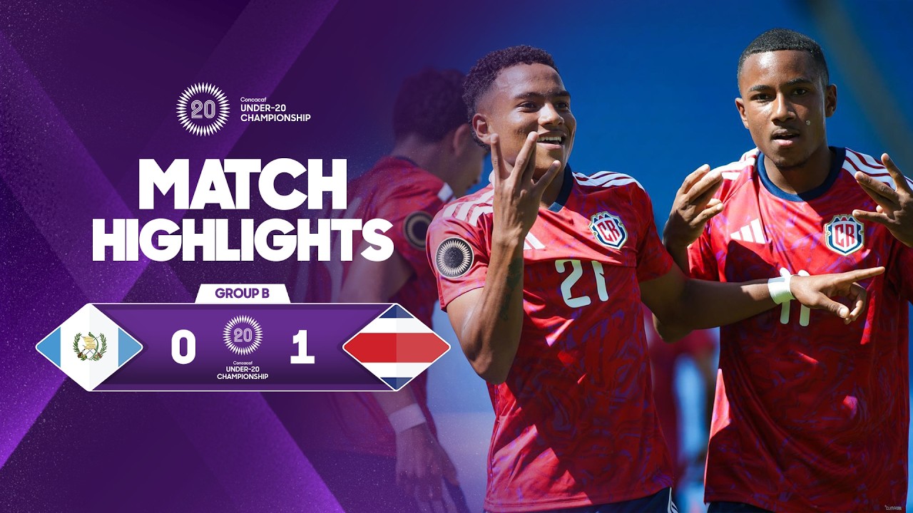 Guatemala vs Costa Rica | 2026 Concacaf Men's Under-20 Championship