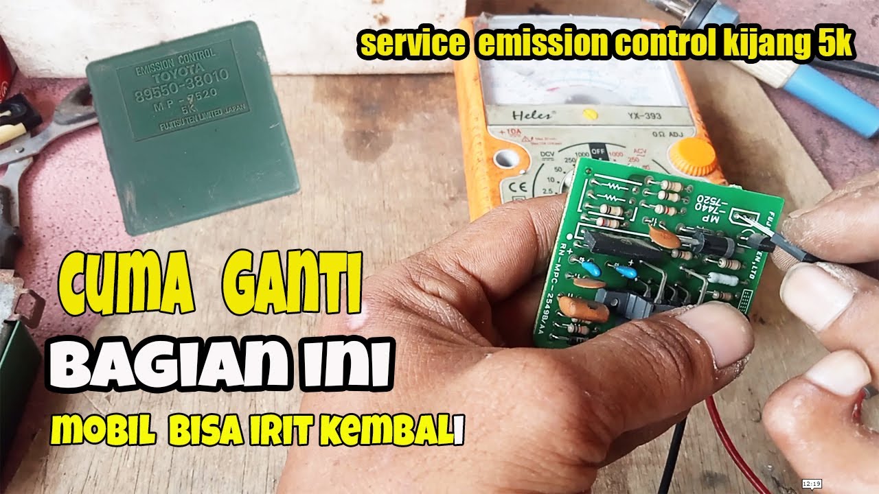 Service emission control kijang 5k ( kiriman dari jambi )