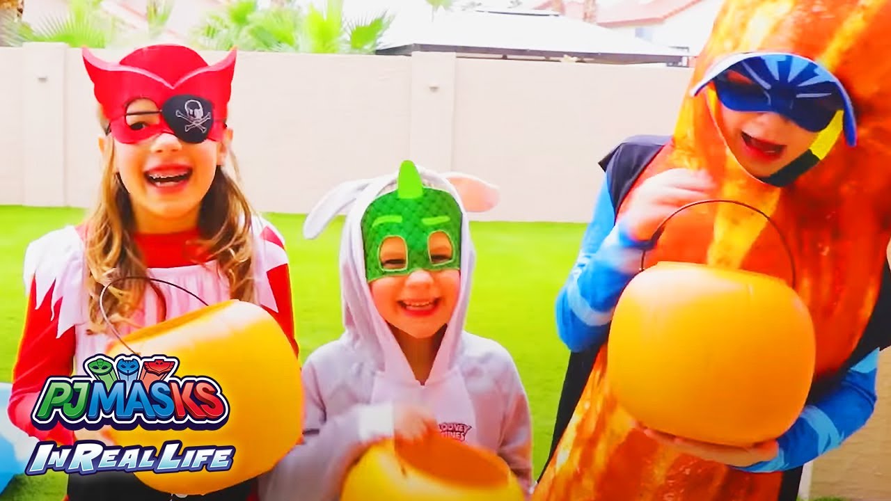 PJ Masks 🎃 Halloween Special 🎃 PJ Masks In Real Life 🎃 Kids Cartoon 🎃 Superhero 🎃 Animation