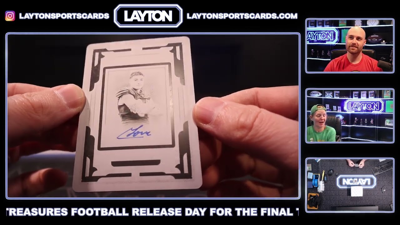НЕВЕРОЯТНЫЙ РАЗБОР! 2025 Panini National Treasures Football Hobby 4 Box Case Break #1