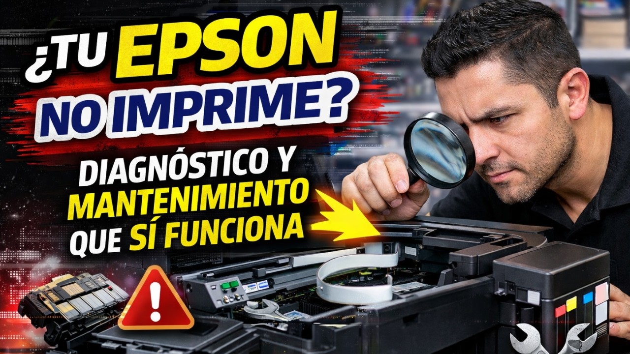 ¿Tu impresora Epson falla? Así hago el mantenimiento y diagnóstico completo