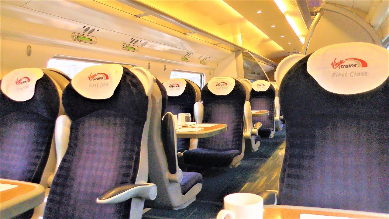 (4K) Virgin Trains From London to Glasgow in First Class 28/11/19