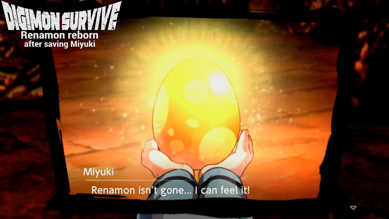 Digimon Survive - Renamon reborn as egg! & Viral video digimon appear on human world