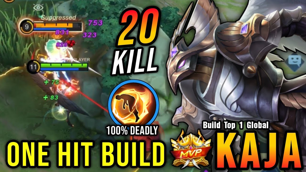 20 Kills!! Kaja One Hit Build 100% Deadly - Build Top 1 Global Kaja ~ MLBB