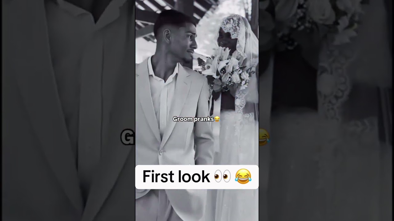 First Look Groom Prank