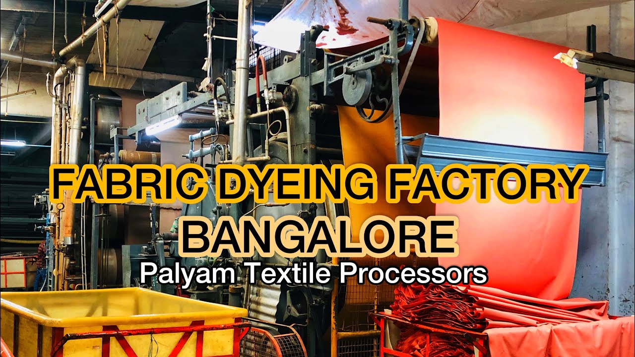 FABRIC DYEING FACTORY,BANGALORE #factory#factoryvisit#dyeing#unit#fabricsdyeing#bangalore