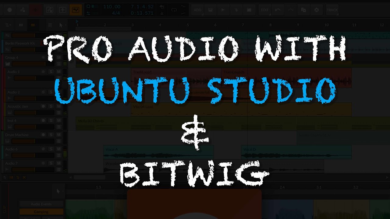 Pro Audio with Ubuntu Studio and Bitwig