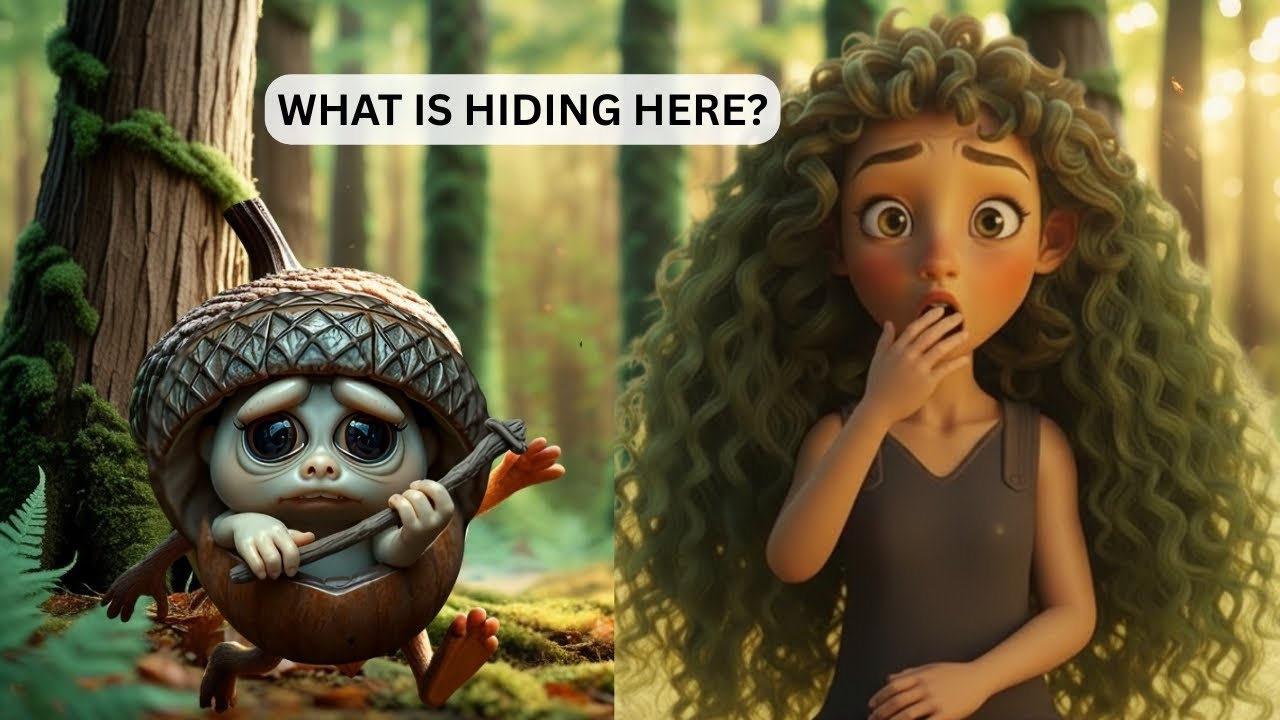 She Entered the Rainy Forest… and Found a Hidden Creature.  FUNNY CARTOON STORIES IN TELUGU