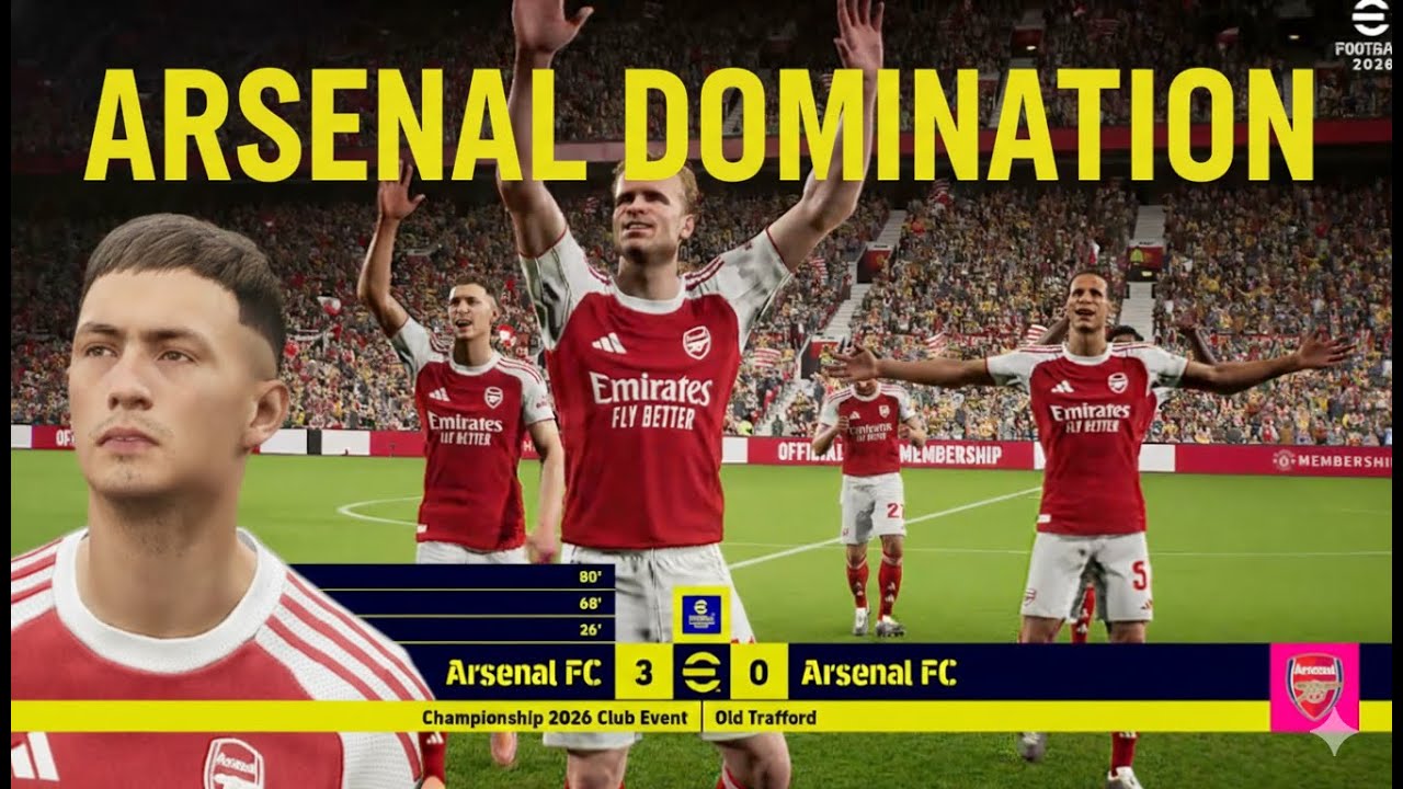 eFootball Championship 2026 | Arsenal vs Arsenal | Championship Club Event Gameplay